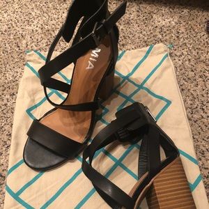 Black Strappy Sandals